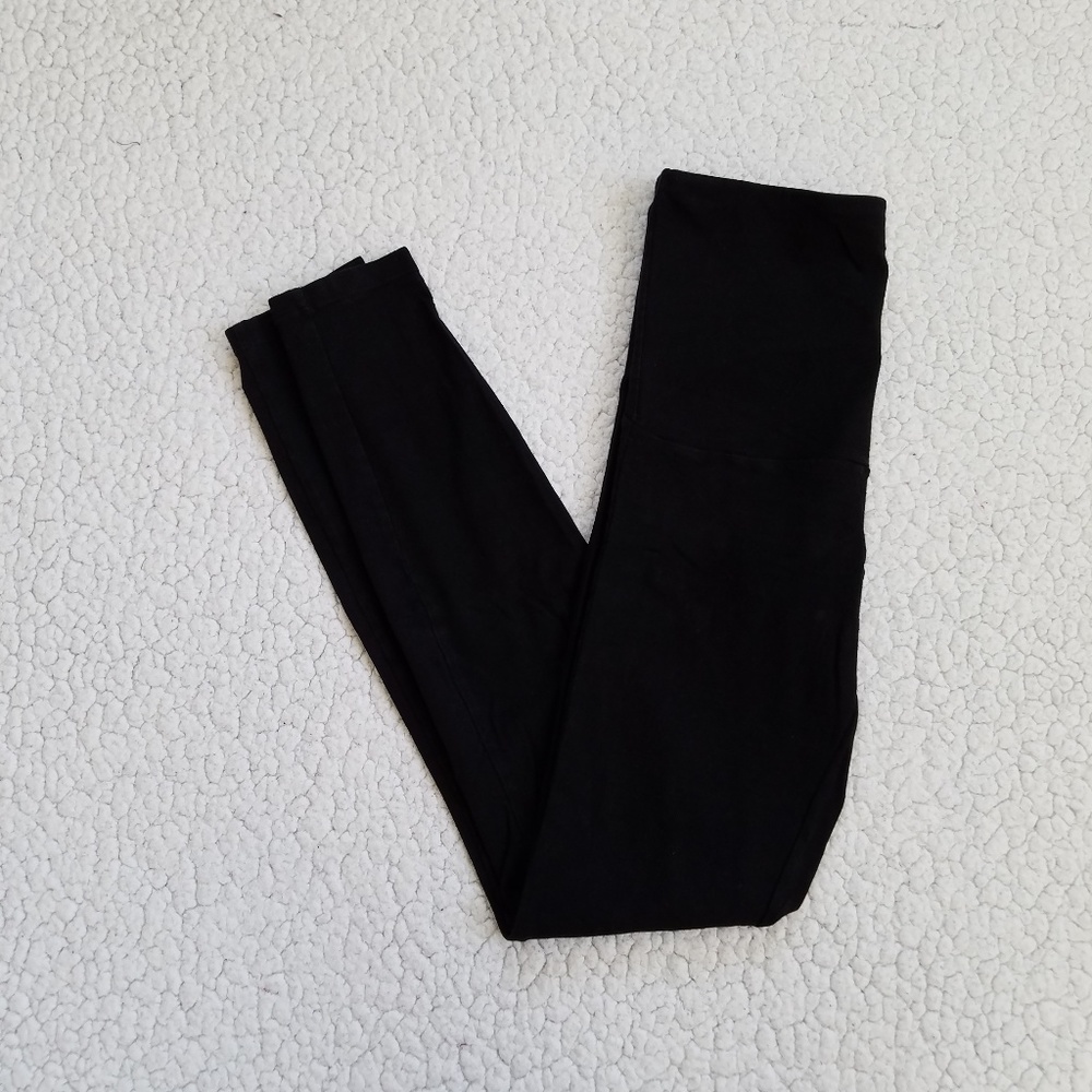 Hue Leggings Women's Small Black Tummy Control